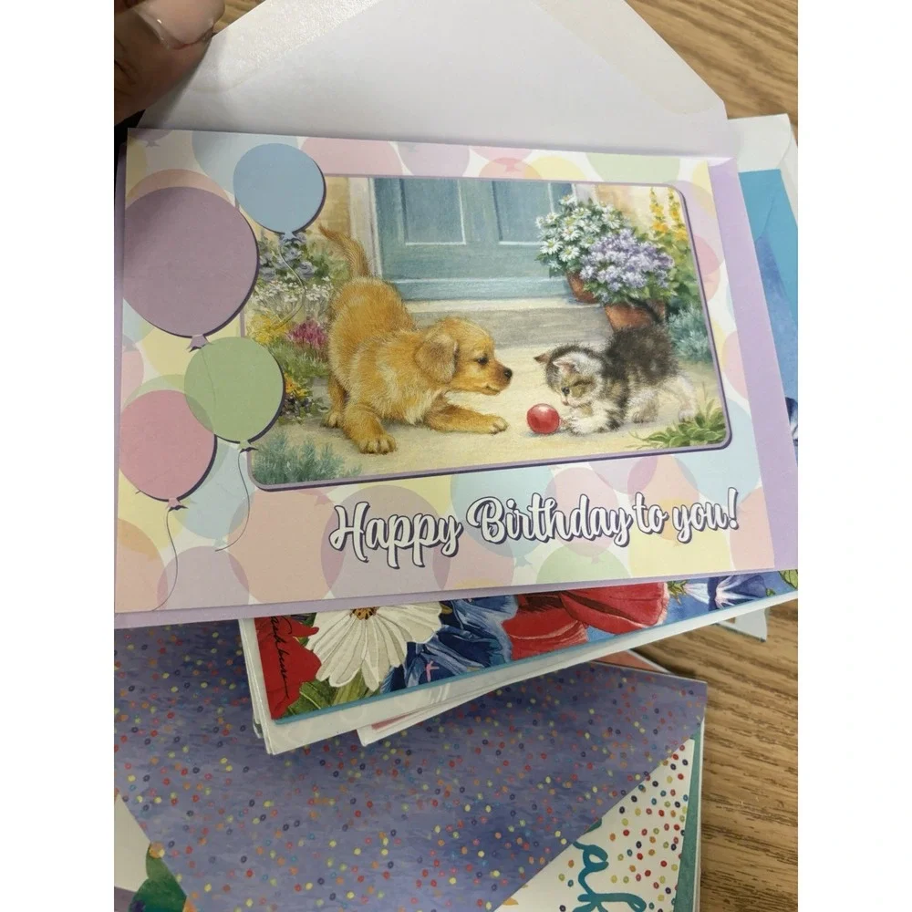 52 Birthday Cards With Envelopes All Different Themes See Photos